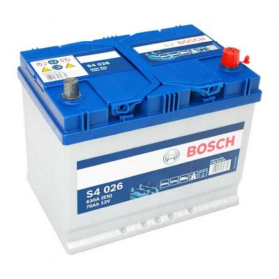 Bosch Silver S4 akkumulátor, 12V 70Ah 630A J+ japán, 0092S40260